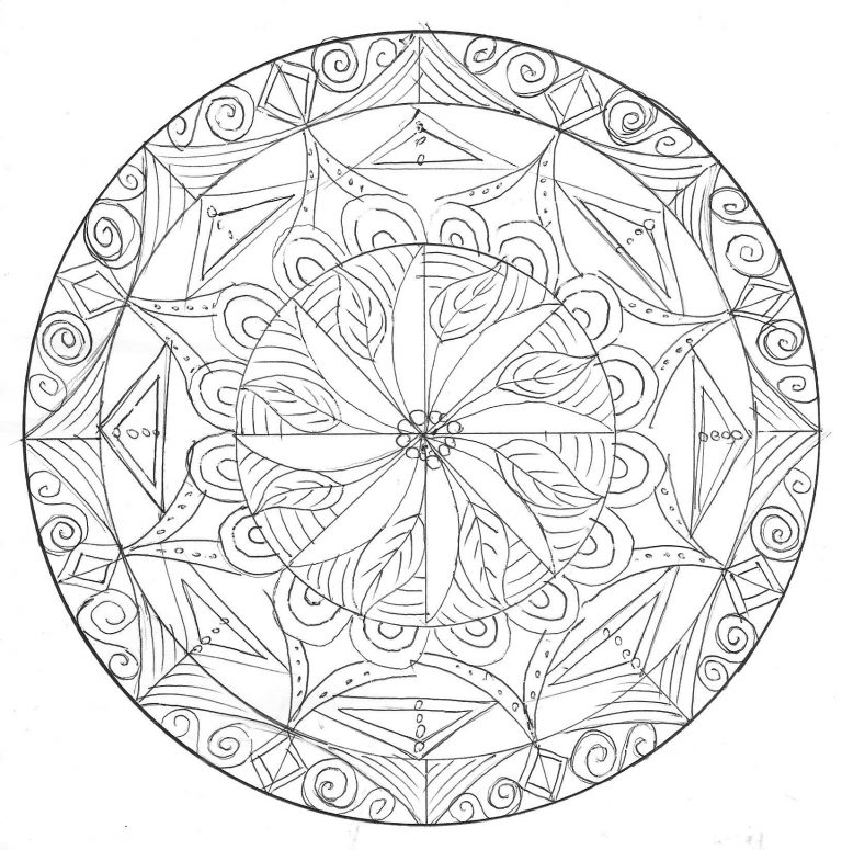 Free Printable Mandala Template – Mindful Art Club
